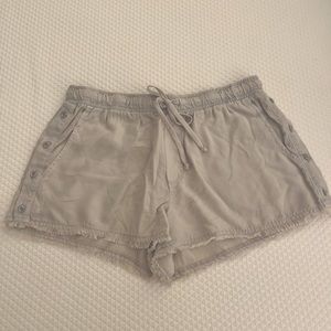 Bella Dahl tencel fringe shorts